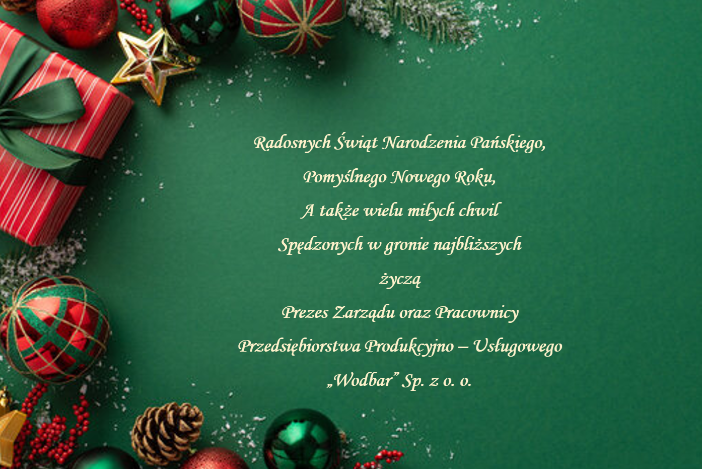 Zdjęcie: Życzenia Świąteczne